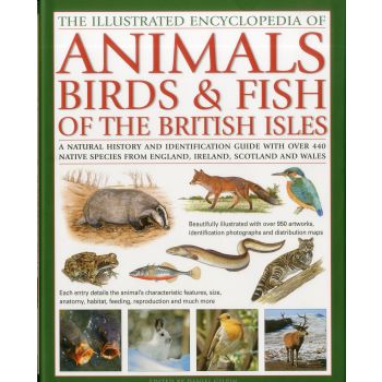 THE ILLUSTRATED ENCYCLOPEDIA OF ANIMALS, BIRDS & FISH OF THE BRITISH ISLES