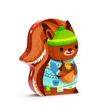 Пъзел The Squirrel`s Snack. 24 части. Възраст: +3 год. /DJ07218/, “Djeco“