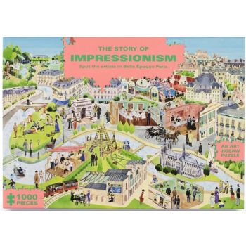 The Story of Impressionism. A 1000-piece Art History Jigsaw Puzzle