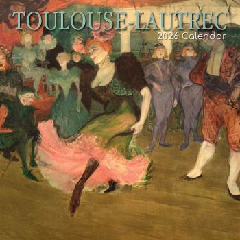 Toulouse-Lautrec. 16-Month Square Wall Calendar 2026