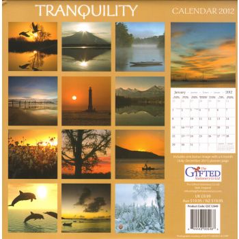 TRANQUILITY 2012. /стенен календар/