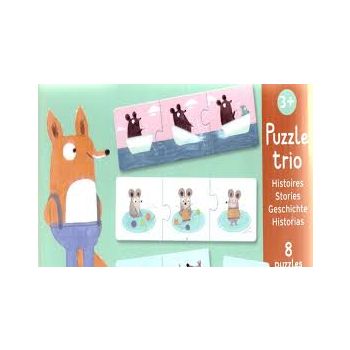 Пъзел Trio Histoires. Възраст: +3 год. /DJ08149/, “Djeco“