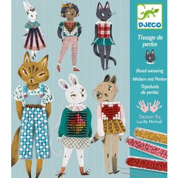 Комплект картини за бродиране Bead Weaving. Възраст: 8-14 год. /DJ09843/, “Djeco“