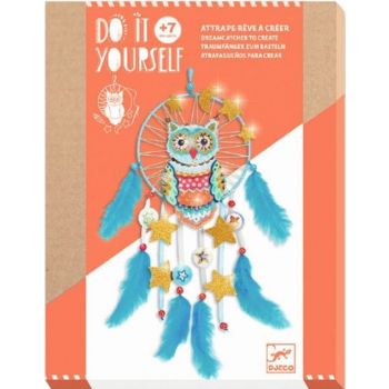 Комплект направи капан за сънища Golden Owl. Възраст: 7+ год. /DJ07961/, “Djeco“