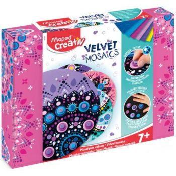 Творчески комплект Maped Creativ: Мандала от кадифе. Възраст 7+