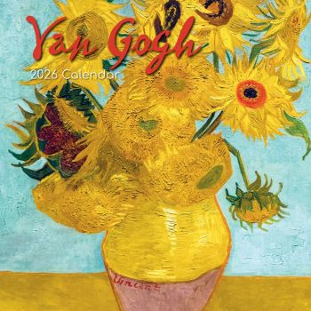Van Gogh. 16-Month Square Wall Calendar 2026