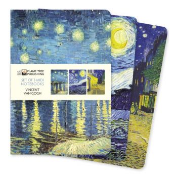 Vincent van Gogh (Set of 3 Midi Notebooks)