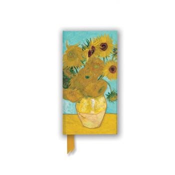 Vincent van Gogh: Sunflowers (Foiled Slimline Journal)