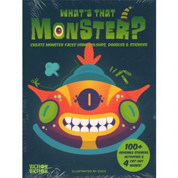 WHAT`S THAT MONSTER?: Re-Imagine Faces by Mixing Doodles & Stickers
