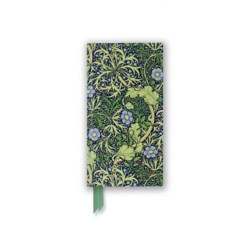 William Morris: Seaweed (Foiled Slimline Journal)