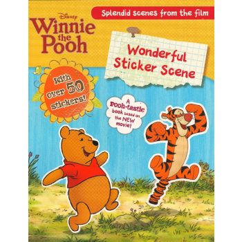 WONDERFUL STICKER SCENE. “Winnie the Pooh“