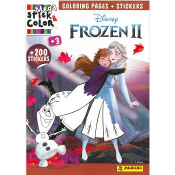 Замръзналото кралство II - цветни страници + 200 стикери