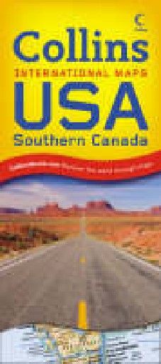 COLLINS INTERNATIONAL MAPS: USA SOUTHERN CANADA.