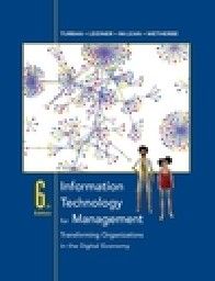INFORMATION TECHNOLOGY FOR MANAGEMENT. 6th ed. /