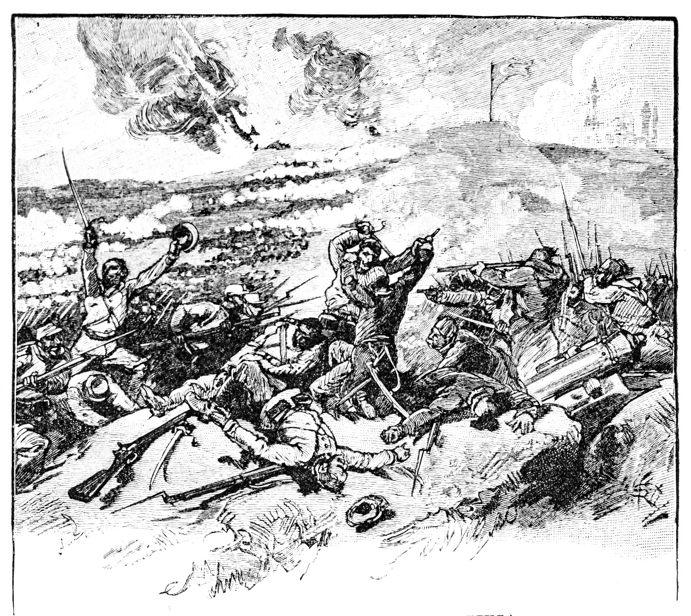 Илюстрация от книгата „Руско-турската война през погледа на един американски журналист" от Едуард Кинг